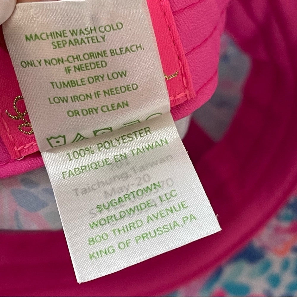 NWOT Lilly Pulitzer Run Around Hat - Picture 6 of 6